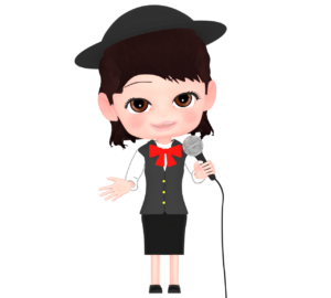 バスガイドのイラスト