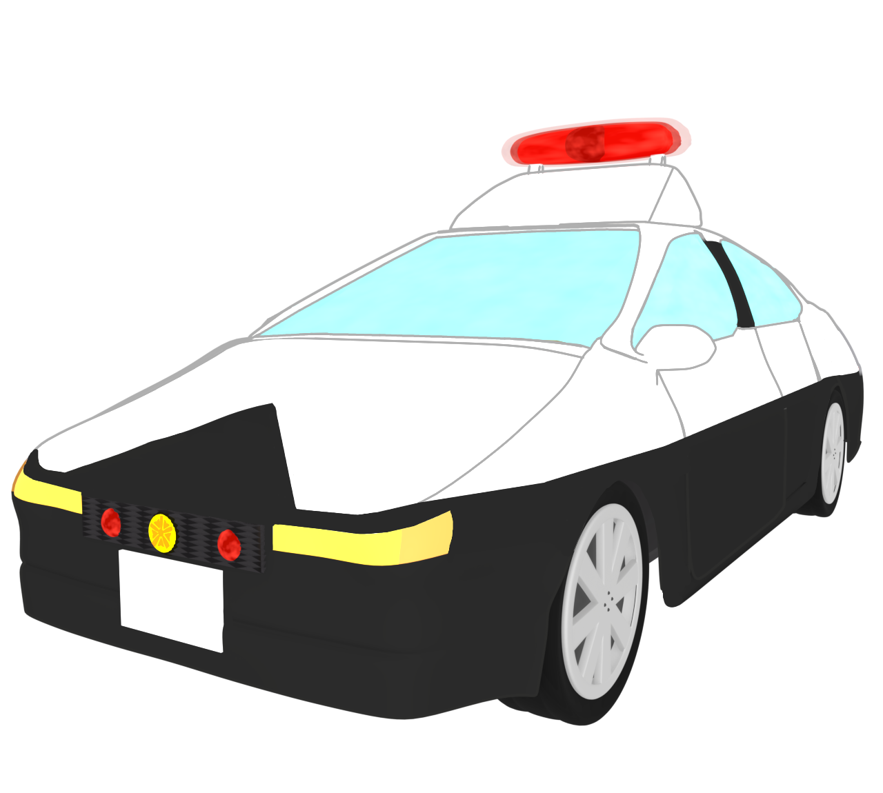 cool police car img