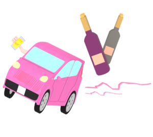 飲酒運転のイラスト