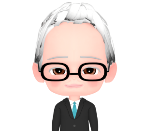 年配会社員のイラスト