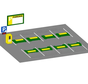 空車のコインパーキングのイラスト