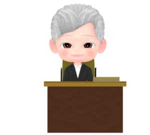 女性管理職のイラスト