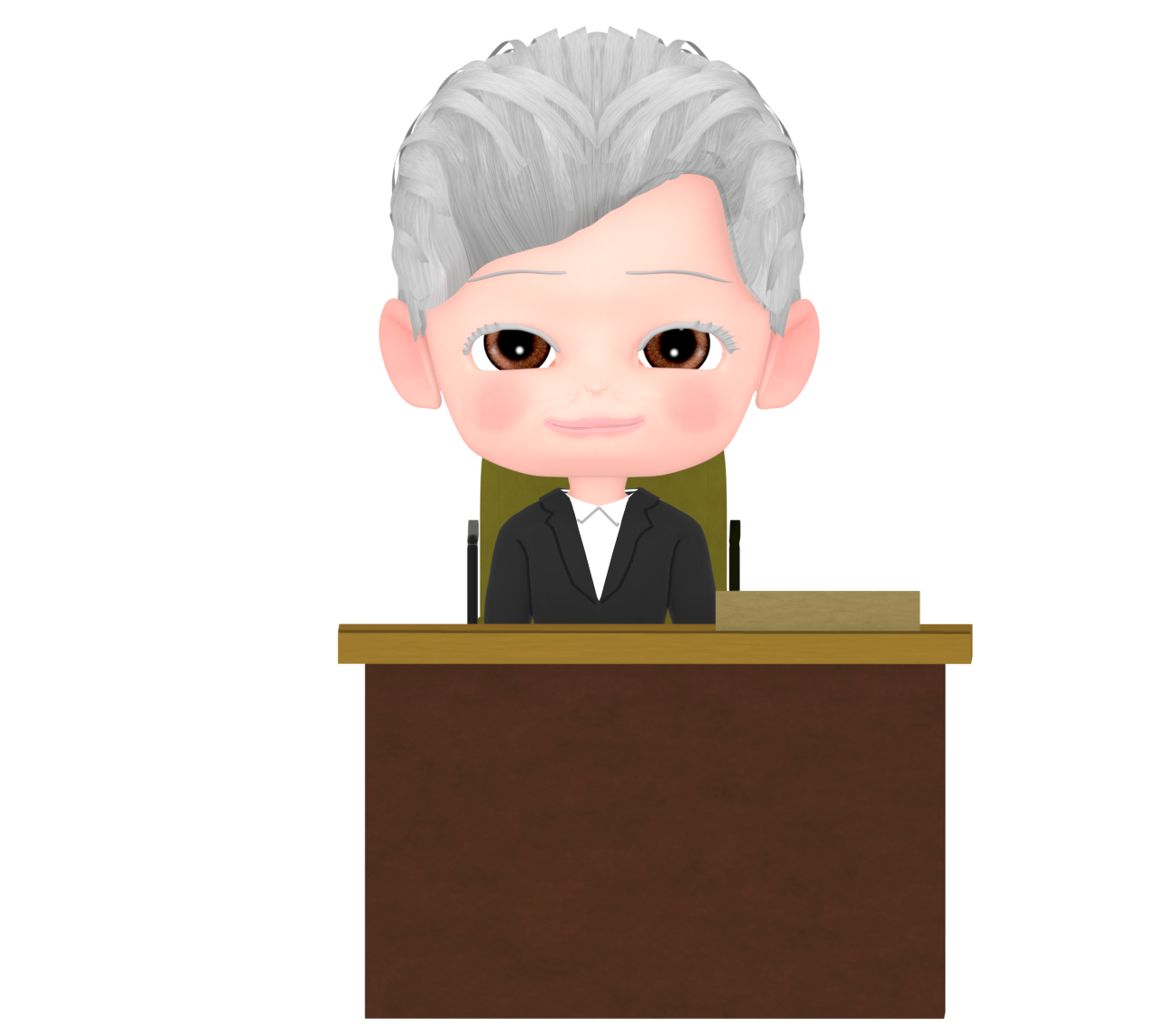 女性管理職のイラスト