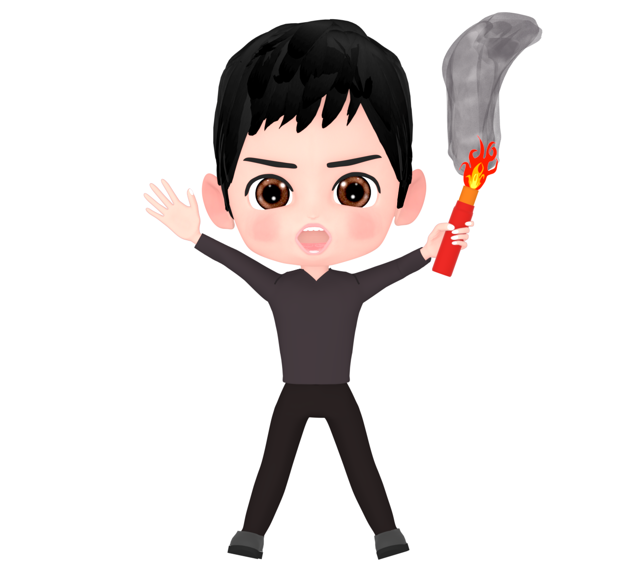flare use person img
