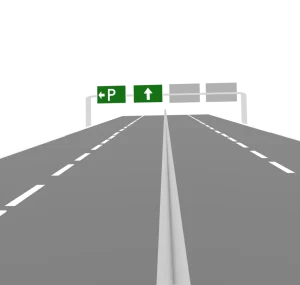 高速道路のイラスト