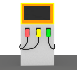 給油機のイラスト