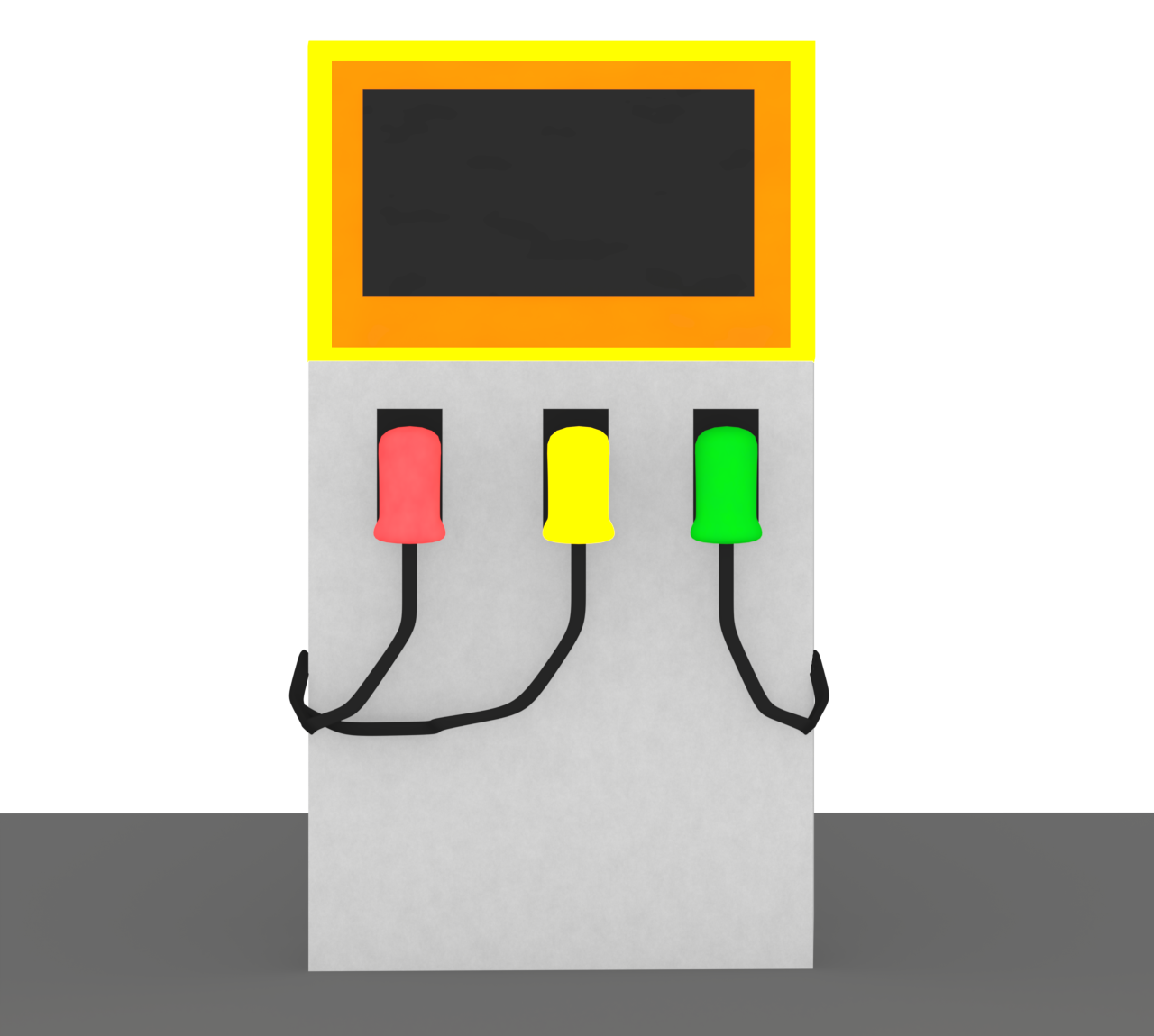 給油機のイラスト
