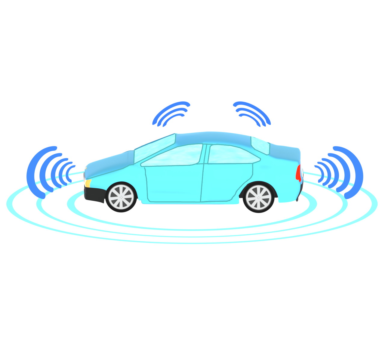 自動運転のイラスト