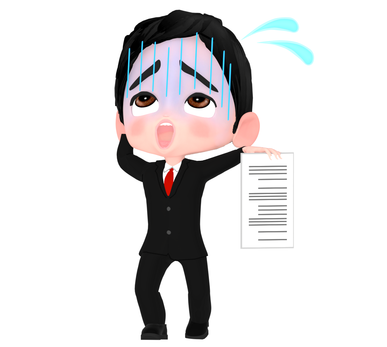 anxious office worker img