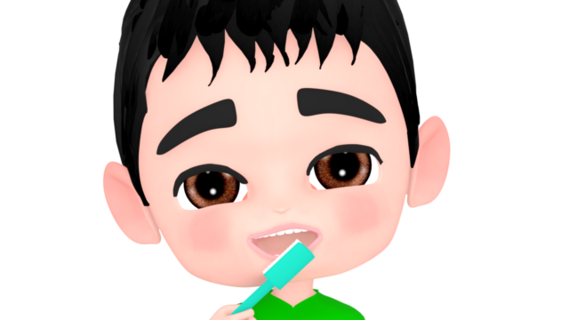 brushing teeth boy img