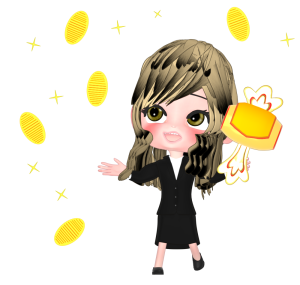 埋蔵金のイラスト
