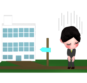 会社に行きたくないイラスト