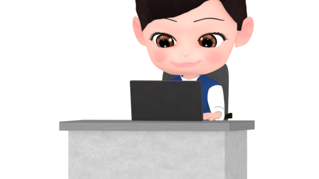 computer work woman office worker img