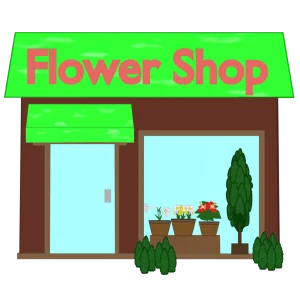 花屋のイラスト