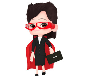 仕事ができる会社員のイラスト