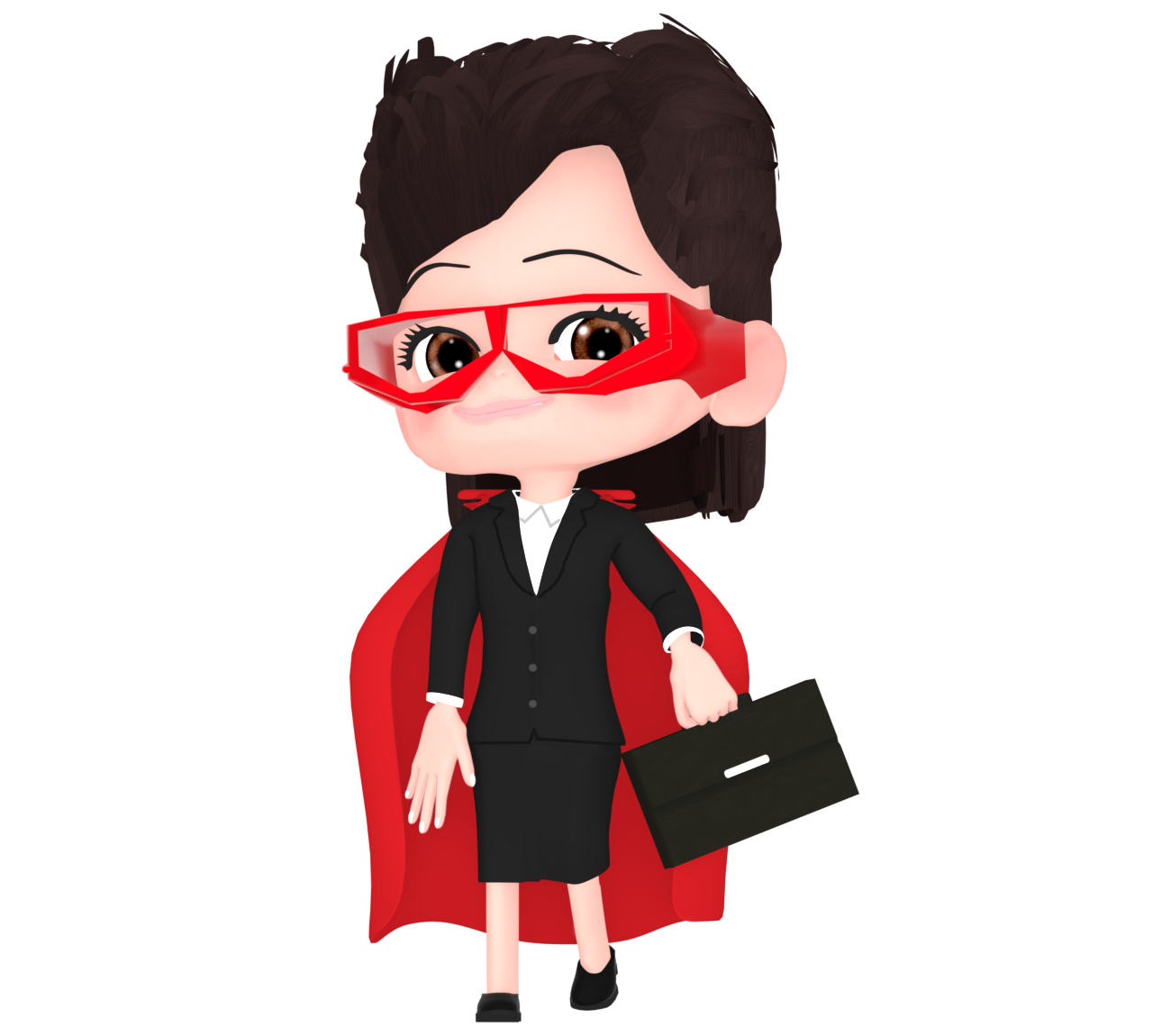 仕事ができる会社員のイラスト
