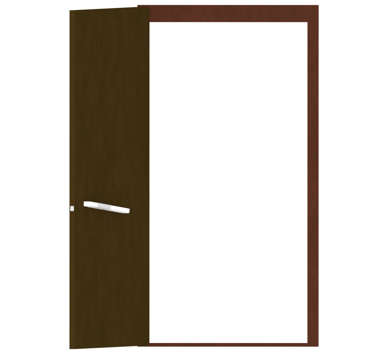開くドアのイラスト