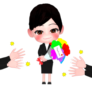 退職のイラスト