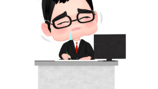 sleepy male office worker img