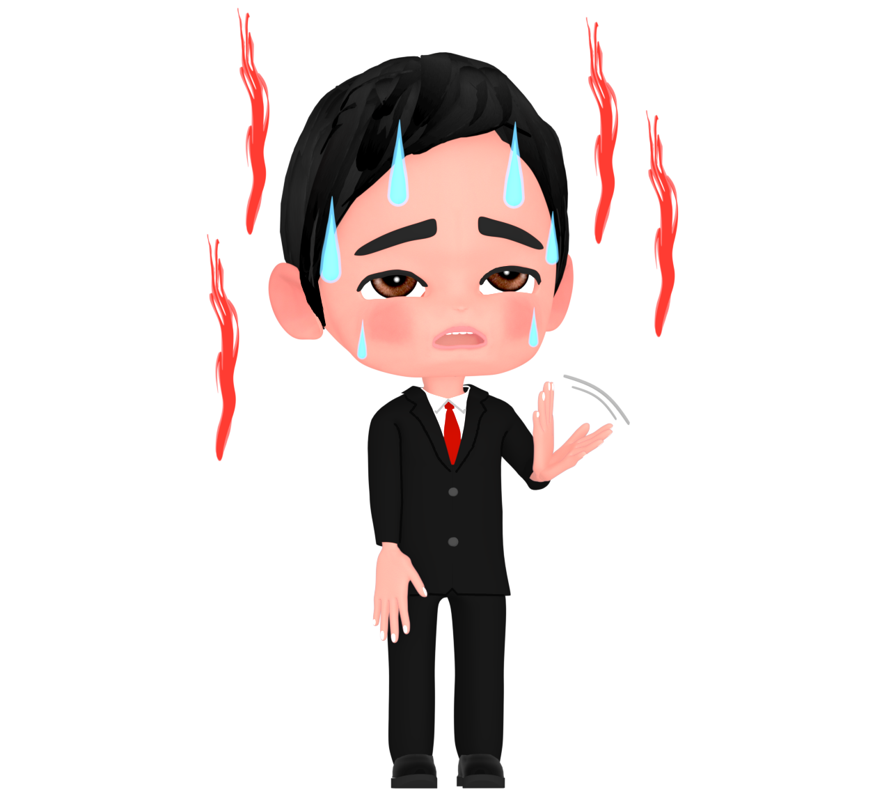 sweat office worker img