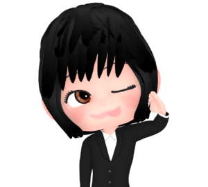 てへぺろをするかわいい女性のイラスト