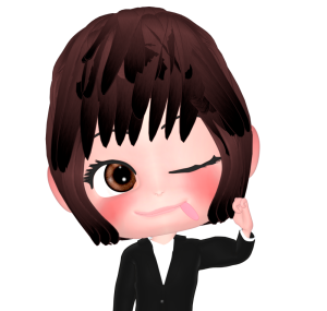 てへぺろするかわいい女性会社員のイラスト