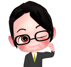 てへぺろ会社員のイラスト
