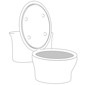 トイレの便器のイラスト