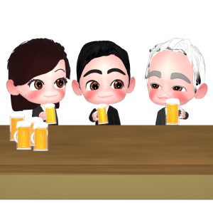 忘年会のイラスト