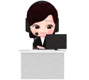 コールセンターのイラスト