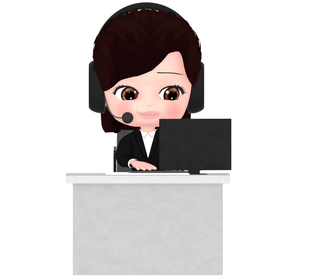 コールセンターのイラスト