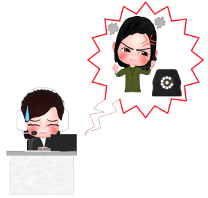 苦情のイラスト