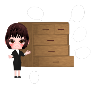 会話の引き出しが多いビジネスウーマンのイラスト