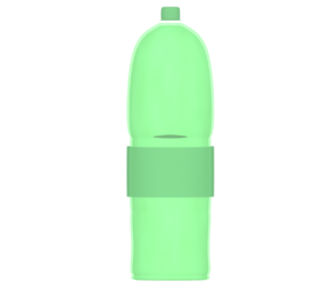 メロンソーダ ペットボトル2Lのイラスト