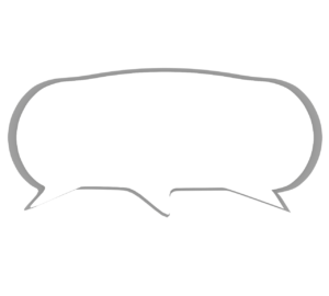 複数人で会話をする吹き出しのイラスト