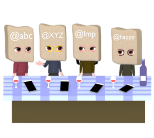 オフ会のイラスト