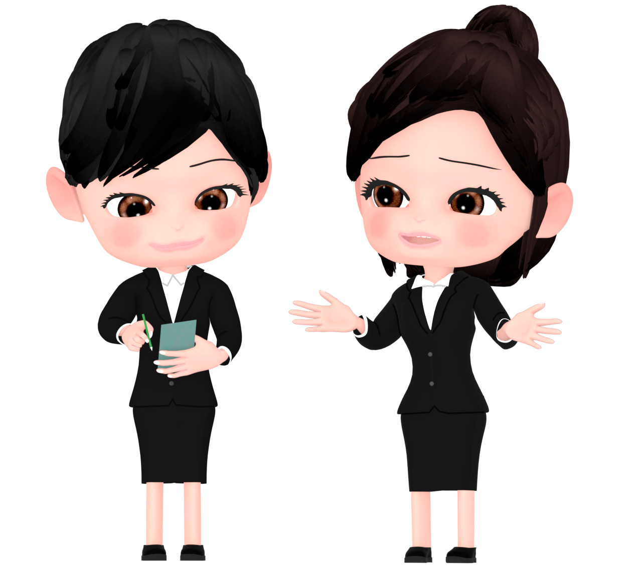 業務の引き継ぎのイラスト