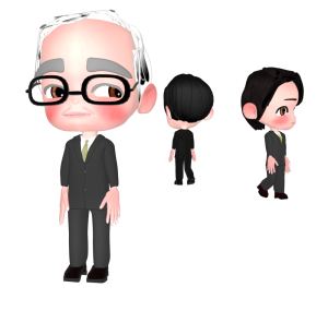 頼られない上司のイラスト