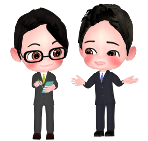 仕事の引継ぎをする会社員のイラスト