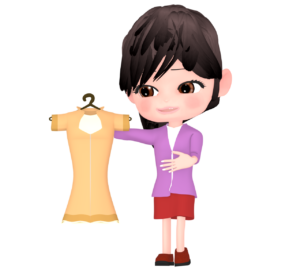 アパレル店員のイラスト