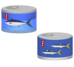 鯖缶のイラスト