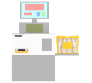レジのイラスト