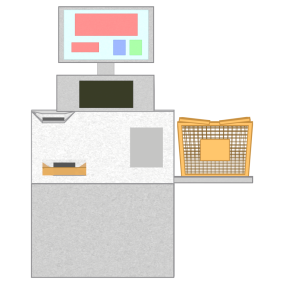 レジのイラスト