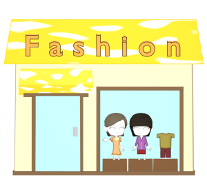 洋服屋のイラスト