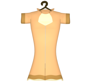 かわいい洋服のイラスト（レディース）