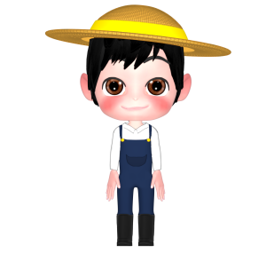 かわいい農家のイラスト