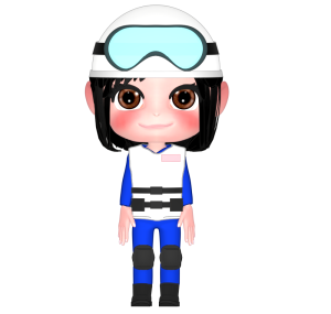 災害派遣医療看護隊員のイラスト