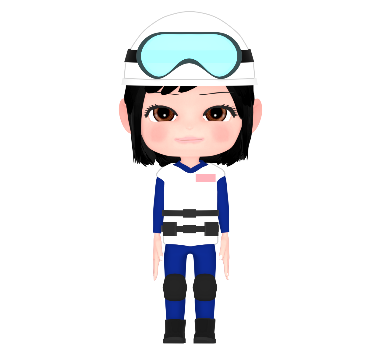 災害派遣医療看護隊員のイラスト