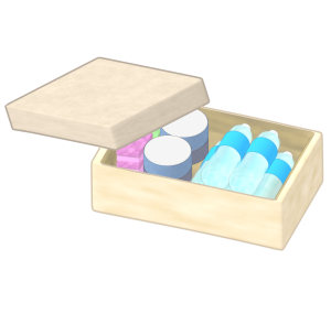防災備蓄品のイラスト