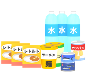 非常食・保存食のイラスト